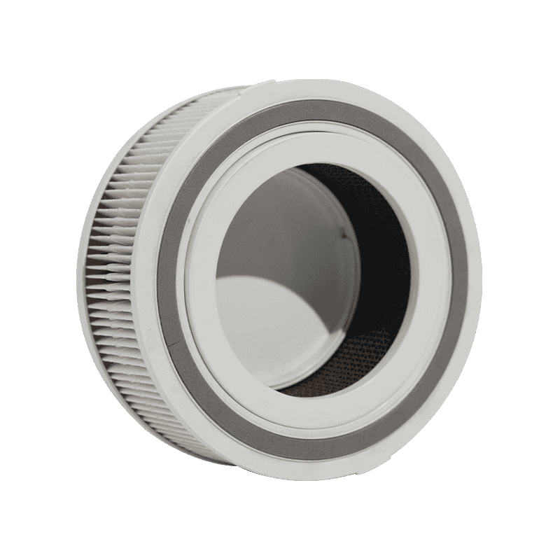 Filtro de alta eficiencia tipo cilíndrico